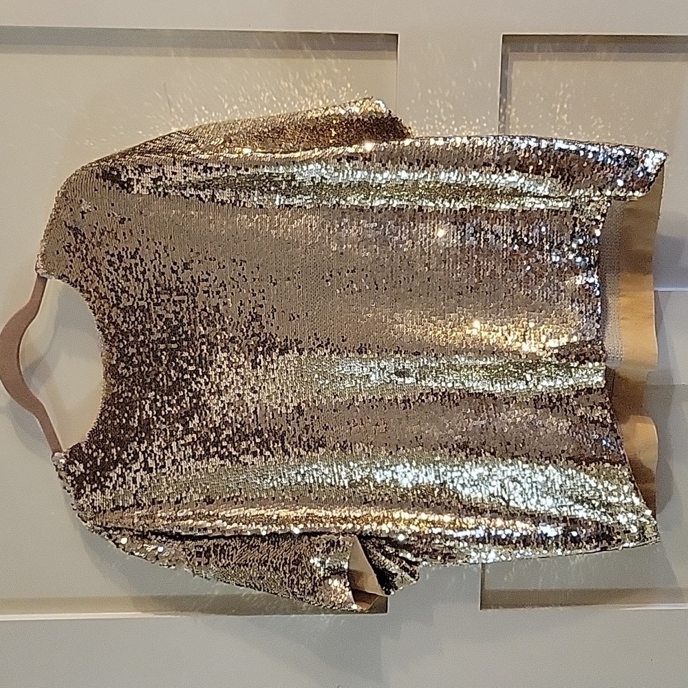 Layla Top - Gold Mermaid Sequin - Picture 5 of 5